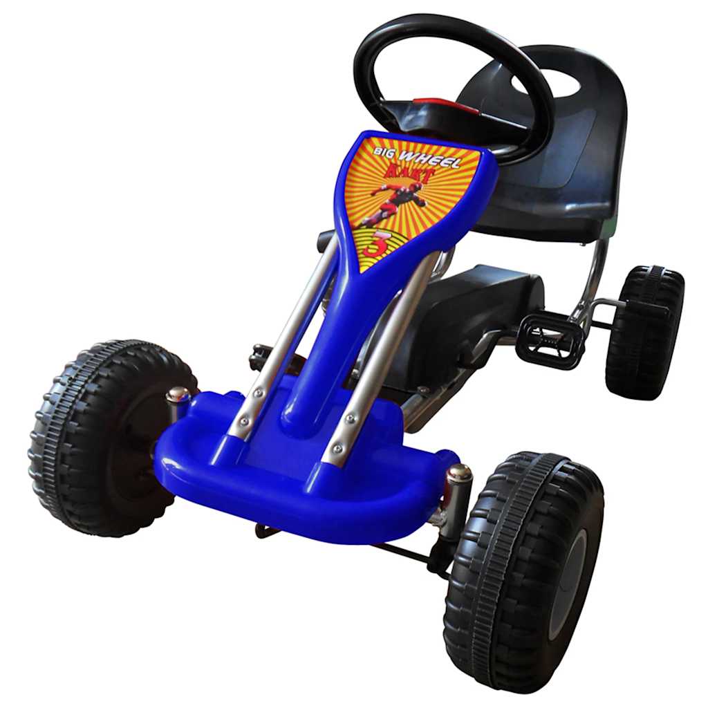 Pedálos gokart kék