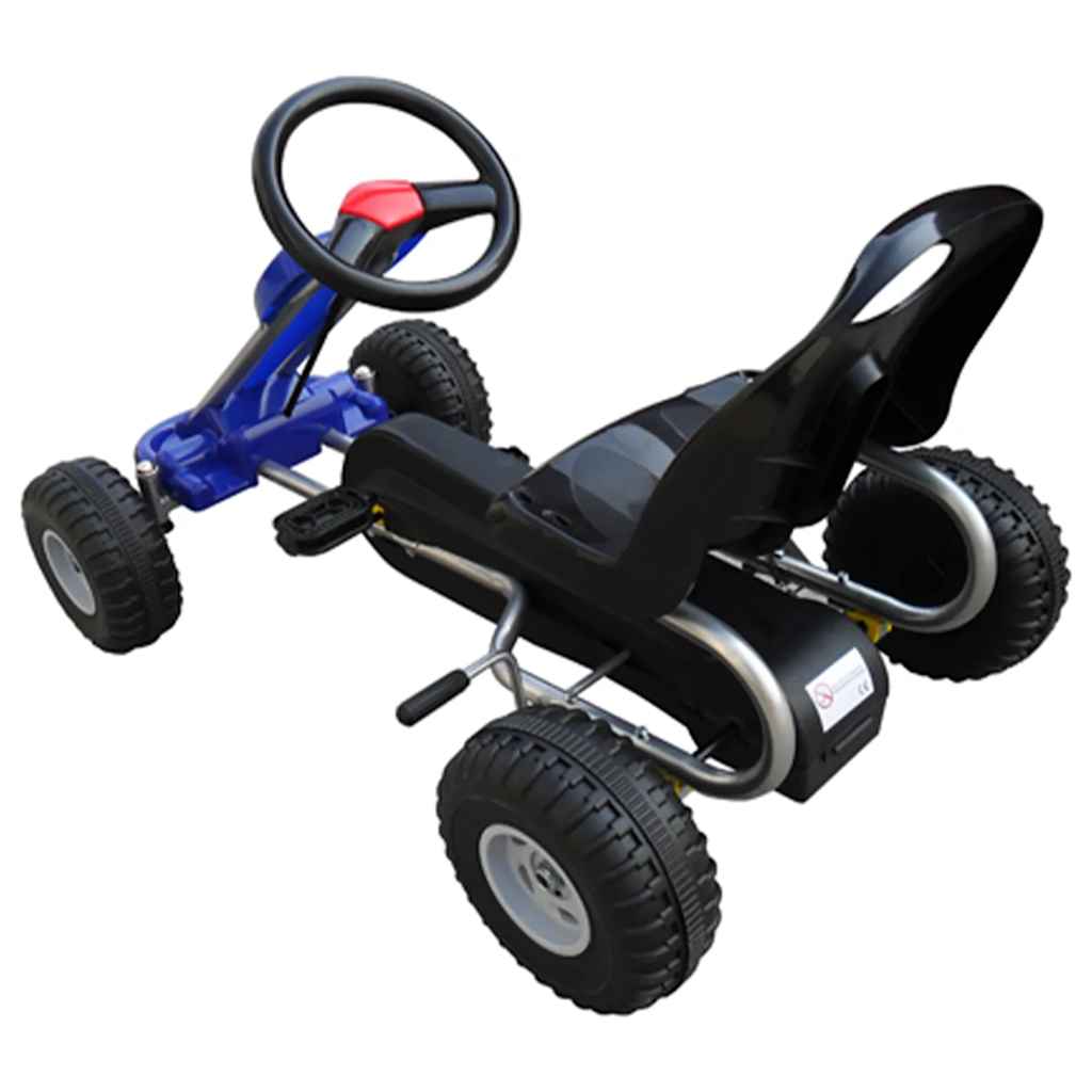 Pedálos gokart kék 3