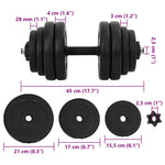 Egykezes súlyzók 2 x 15 kg 6
