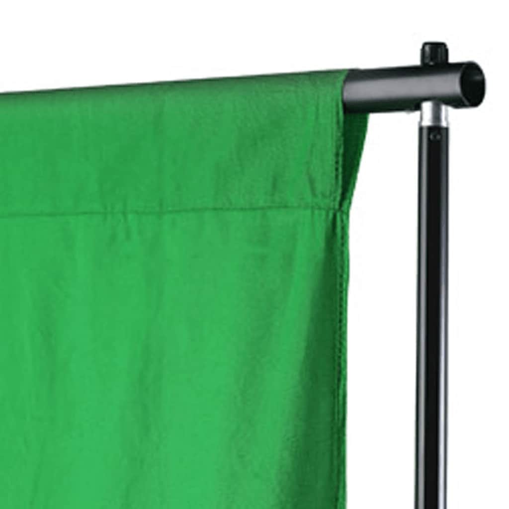 Zöld pamut háttér blueboxhoz állvány nélkül 300 x 300 cm 3
