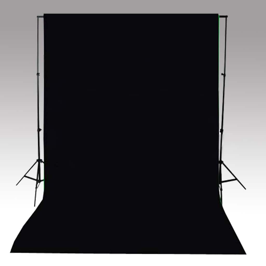 Fekete pamut háttér állvány nélkül 500 x 300 cm 4