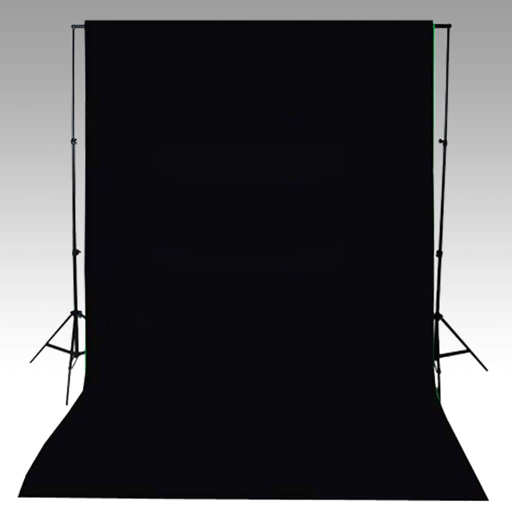 Fekete pamut háttér állvány nélkül 600 x 300 cm 4