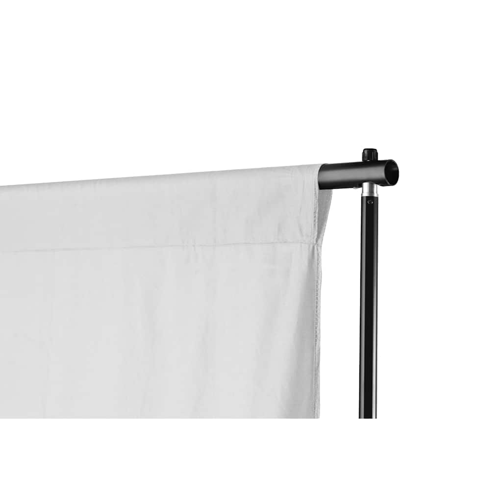 Teleszkópos háttér állványrendszer + fehér háttér 3 x 5 m 2