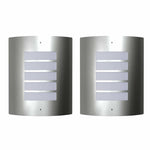 2 Rozsdamentes Acél Vízálló Fali Lámpatestek 60W