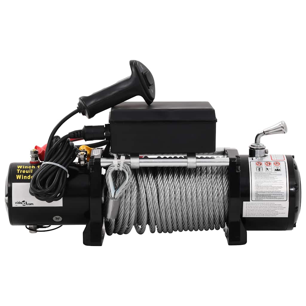 Elektromos csörlő 12 V 5909 kg 2