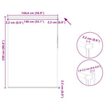 Sötétítő roló 144,4 x 230 cm, szövetszélesség 140 cm, kávébarna 18