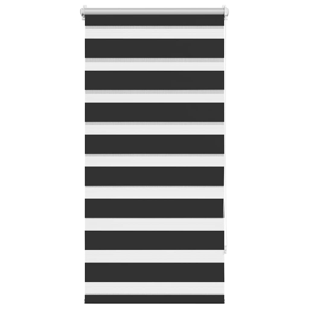 Fekete zebra roló 60,9 x 120 cm szövet szélesség 56,7 cm 2
