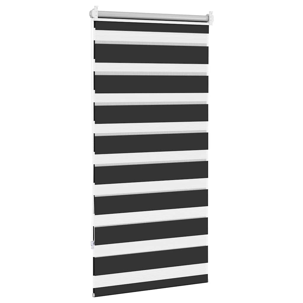 Fekete zebra roló 60,9 x 120 cm szövet szélesség 56,7 cm 4