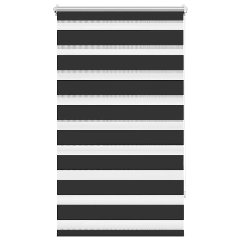 Fekete zebra roló 70,9 x 120 cm szövet szélesség 66,7 cm 2