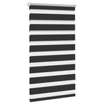 Fekete zebra roló 70,9 x 120 cm szövet szélesség 66,7 cm 3