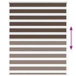 Zebra roló 140,9 x 175 cm, szövetszélesség 136,7 cm, kávébarna 5