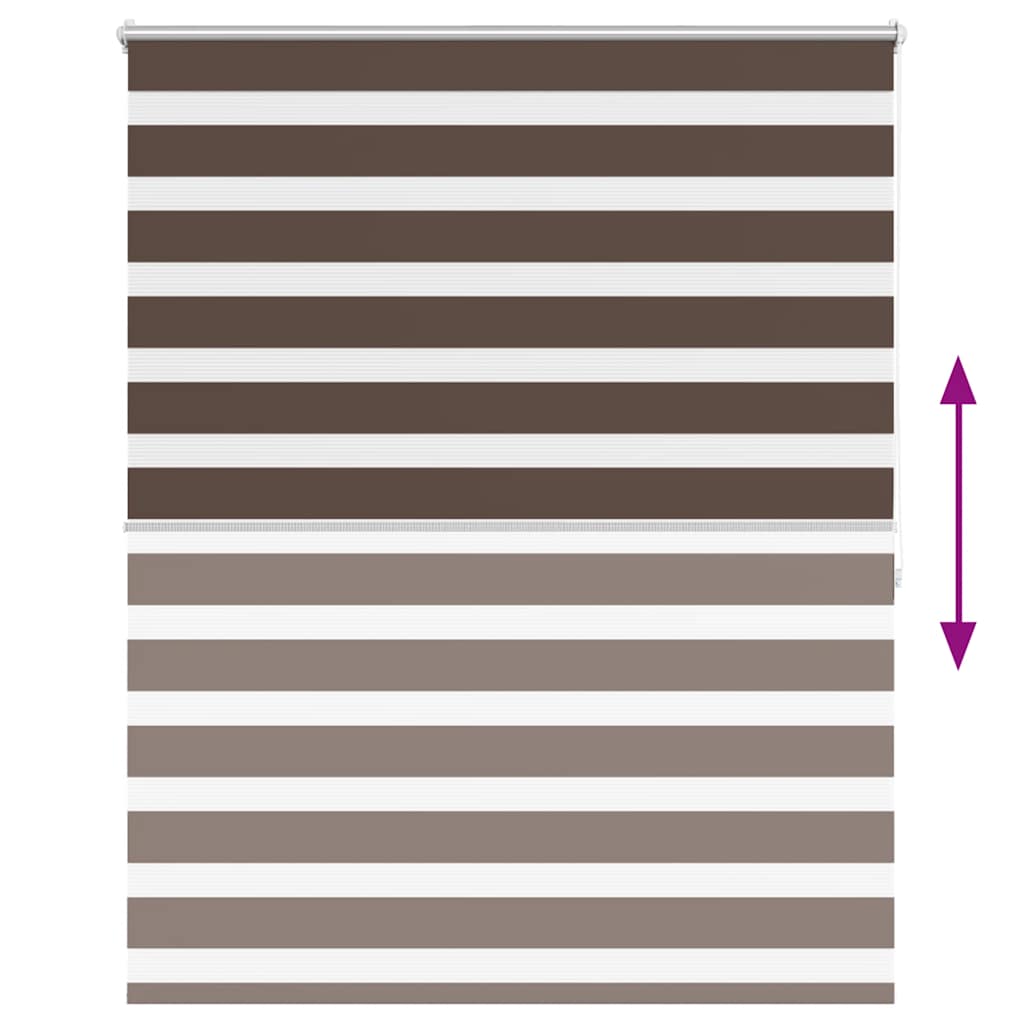 Zebra roló 140,9 x 175 cm, szövetszélesség 136,7 cm, kávébarna 5