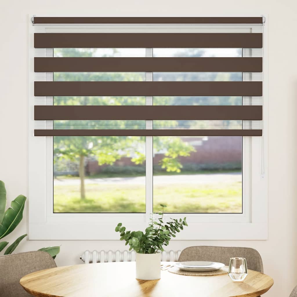 Zebra roló 140,9 x 175 cm, szövetszélesség 136,7 cm, kávébarna