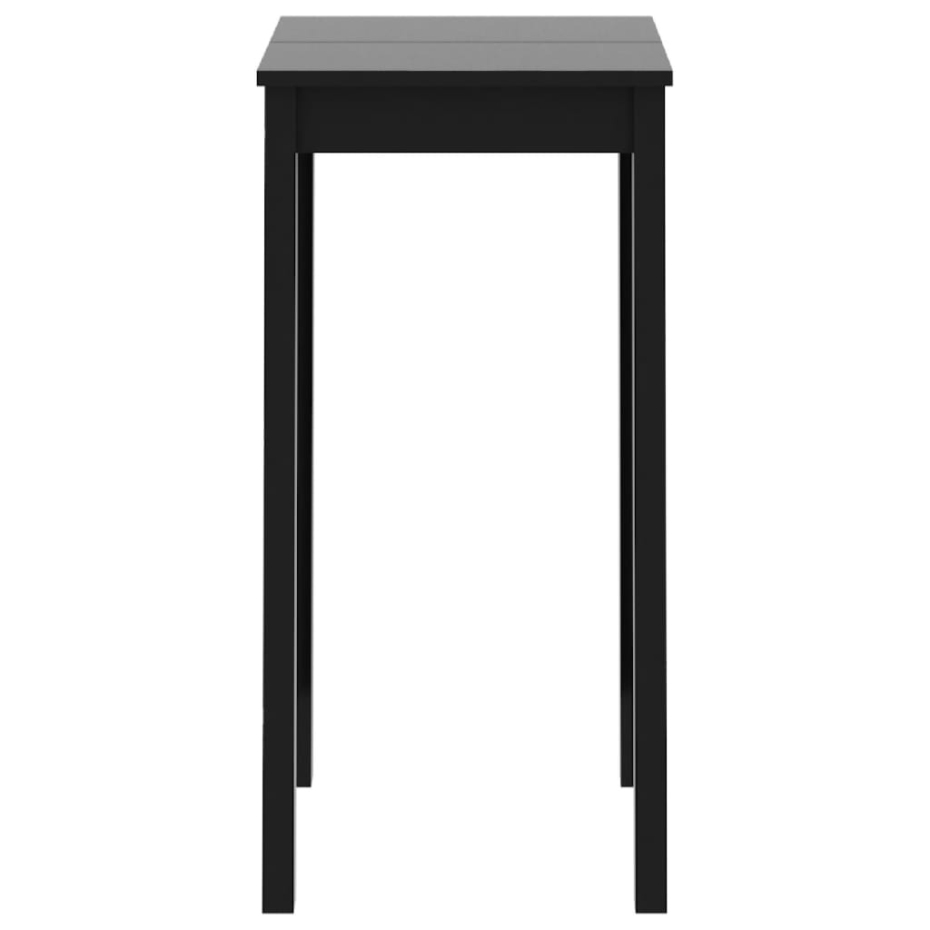 Fekete MDF bárasztal 55 x 55 x 107 cm 3