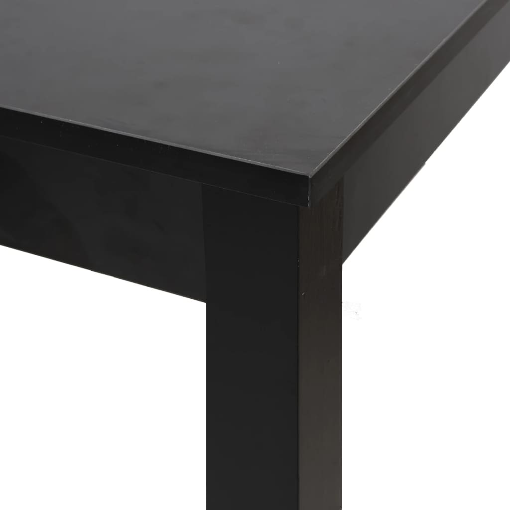 Fekete MDF bárasztal 55 x 55 x 107 cm 4