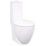 Fehér kerámia WC öblítőrendszerrel 2