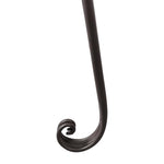 Barna antik acél kerti pad 128 cm 3