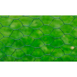 Zöld PVC-bevonatú csirkeháló drótkerítés 25 x 0,5 m 3