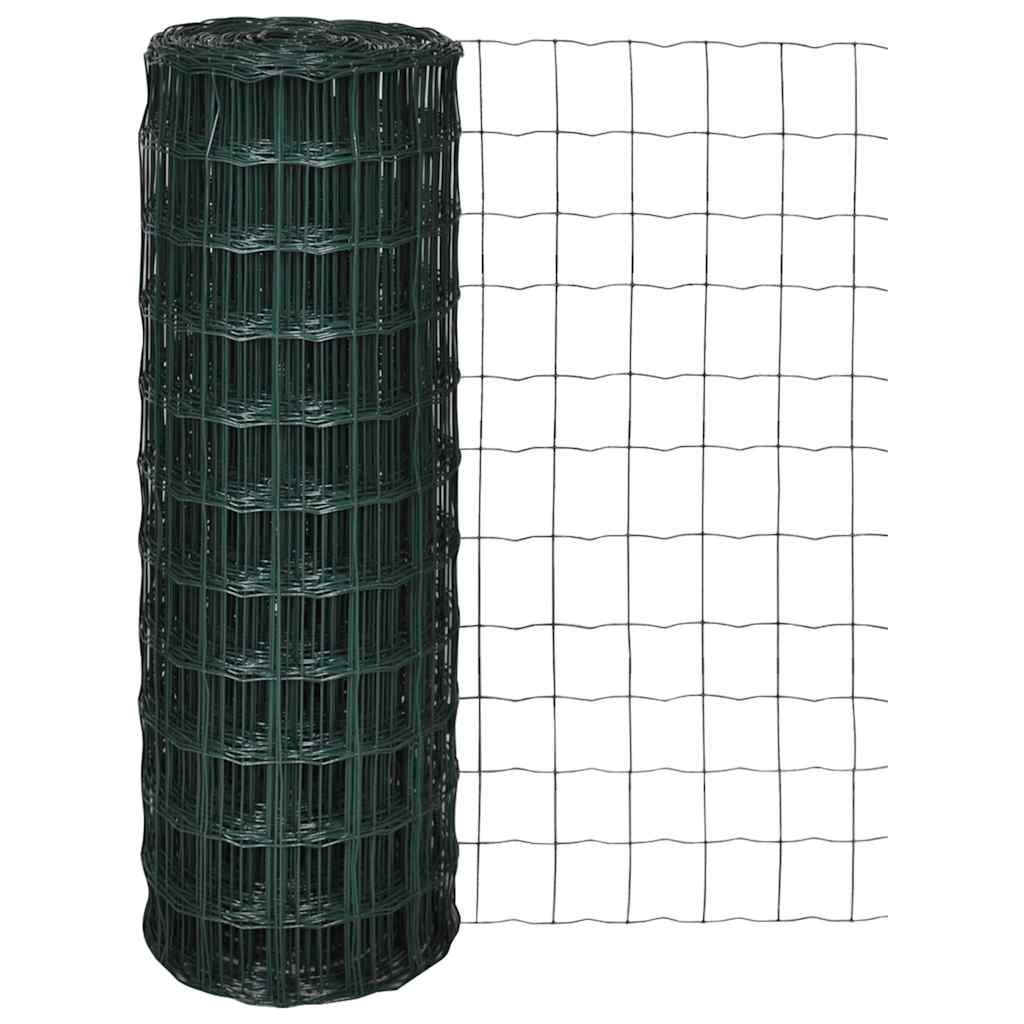 Euro Fence zöld acélkerítés 10 x 1,5 m