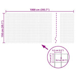 Euro Fence zöld acélkerítés 10 x 1,5 m 5