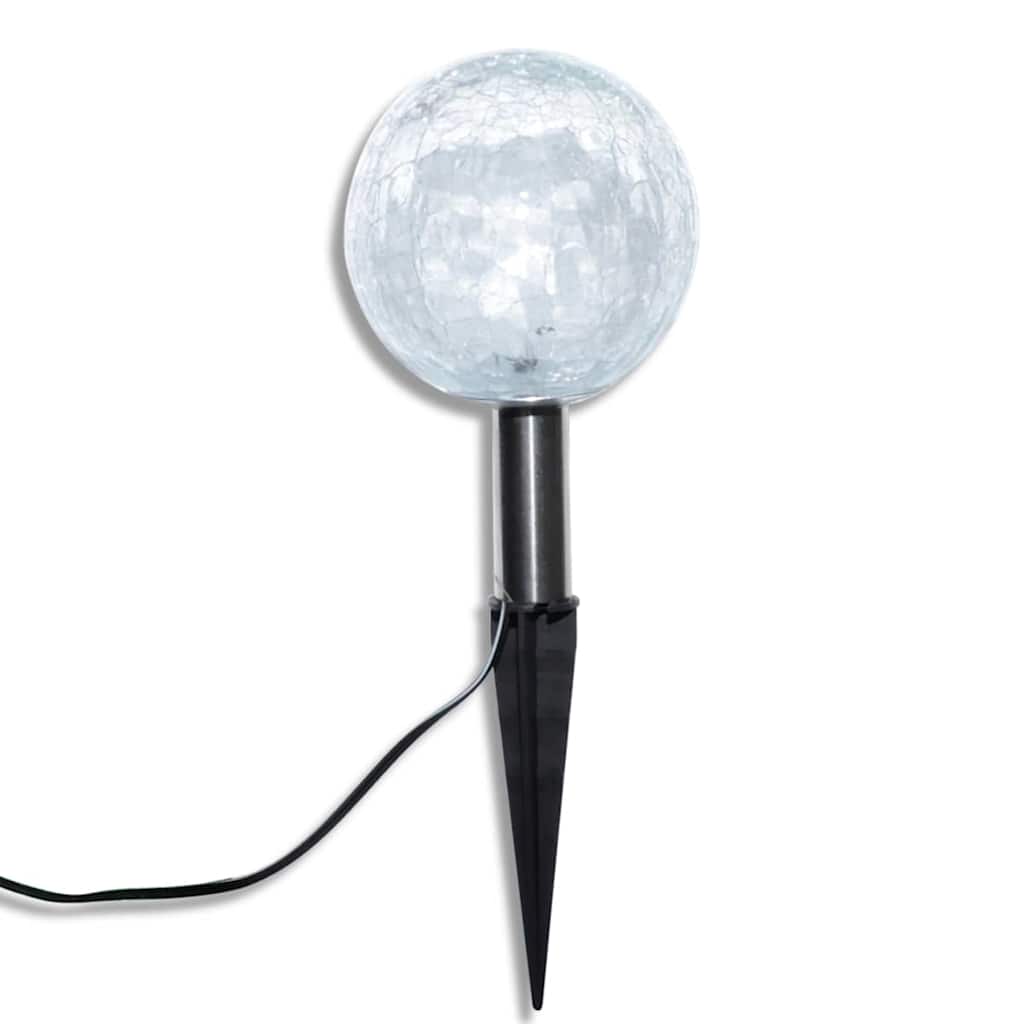 3 db LED kerti gömblámpa cövekkel és napelemmel 5