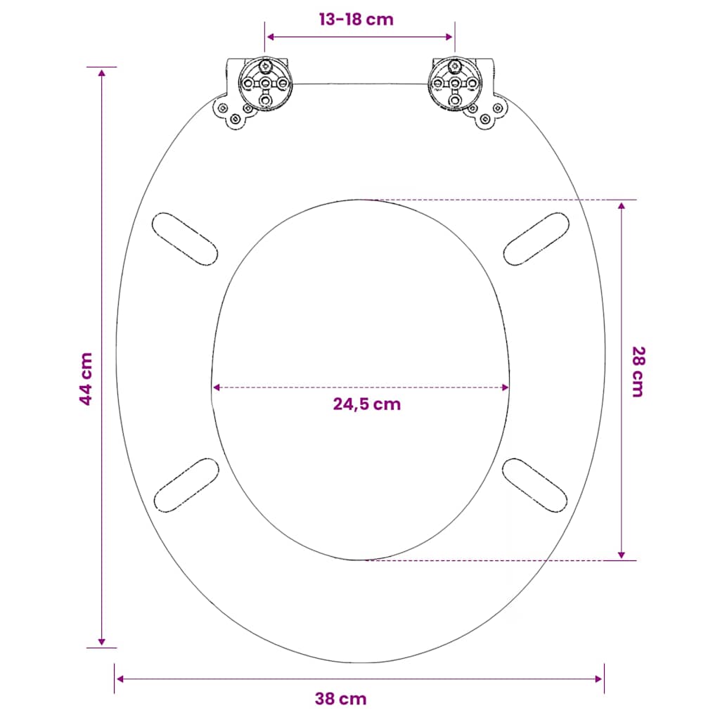 Delfinmintás MDF WC-ülőke 11