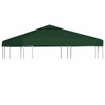 Zöld csere pavilon ponyvatető 310 g/m² 3 x 3 m