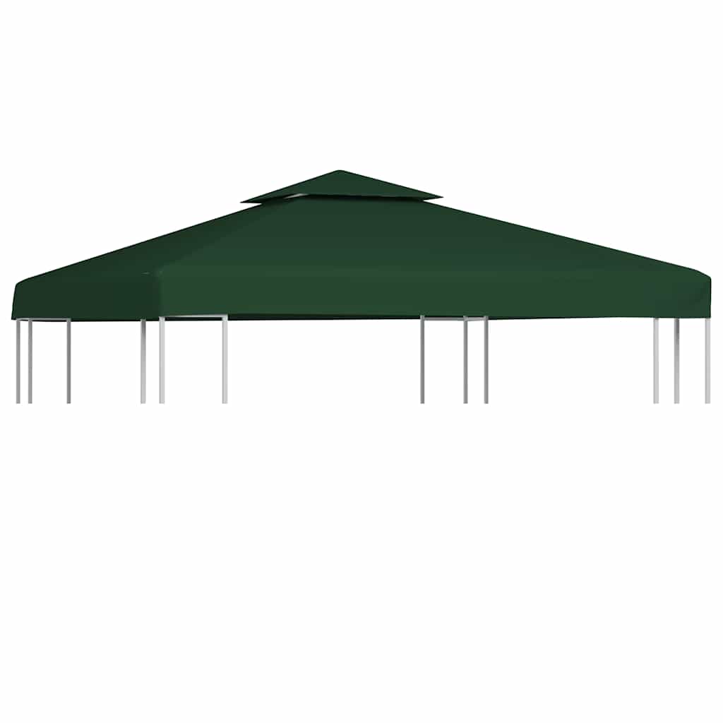 Zöld csere pavilon ponyvatető 310 g/m² 3 x 3 m