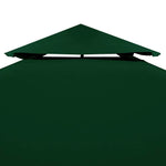 Zöld csere pavilon ponyvatető 310 g/m² 3 x 3 m 3