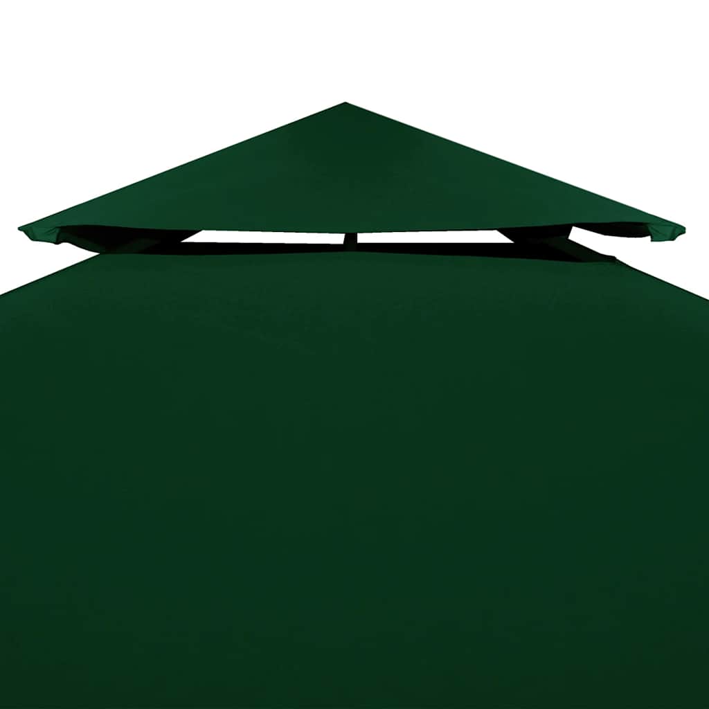 Zöld csere pavilon ponyvatető 310 g/m² 3 x 3 m 3