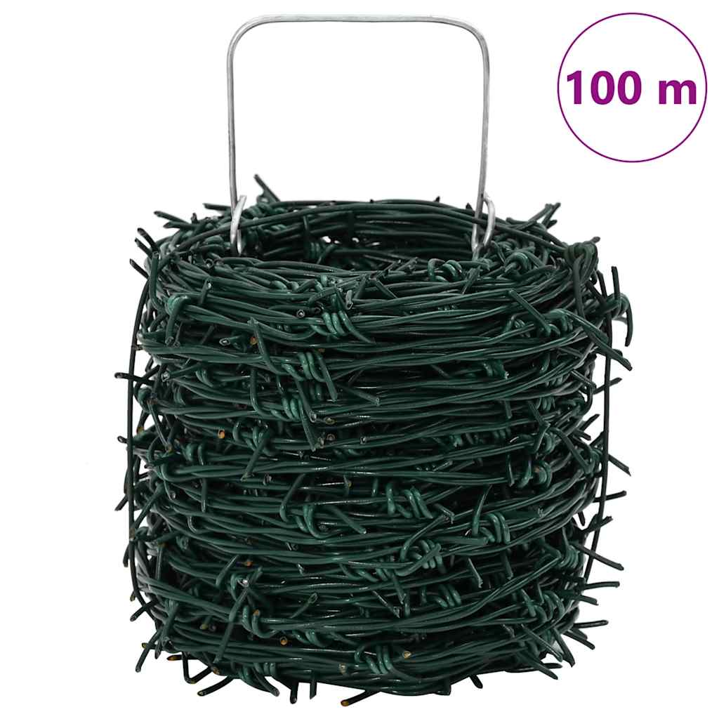 Vezeték Szögesdrót Összefonodottság Zöld Vezeték Tekercs 100 m 6