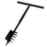 Kézi Föld Fúró Auger Bit 180mm Három Spirállal Fekete Acél