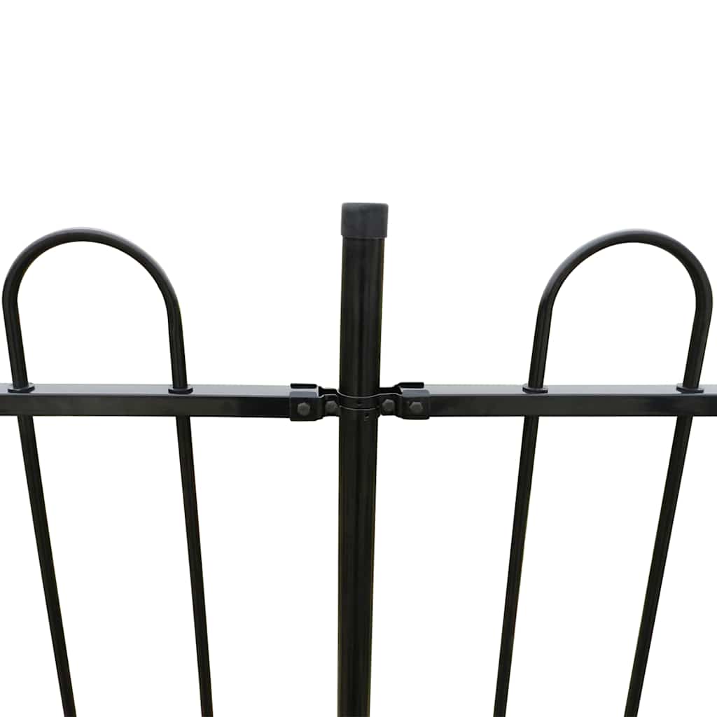 vidaXL Kerítés 600 x 150 cm Porszórt acél (4)