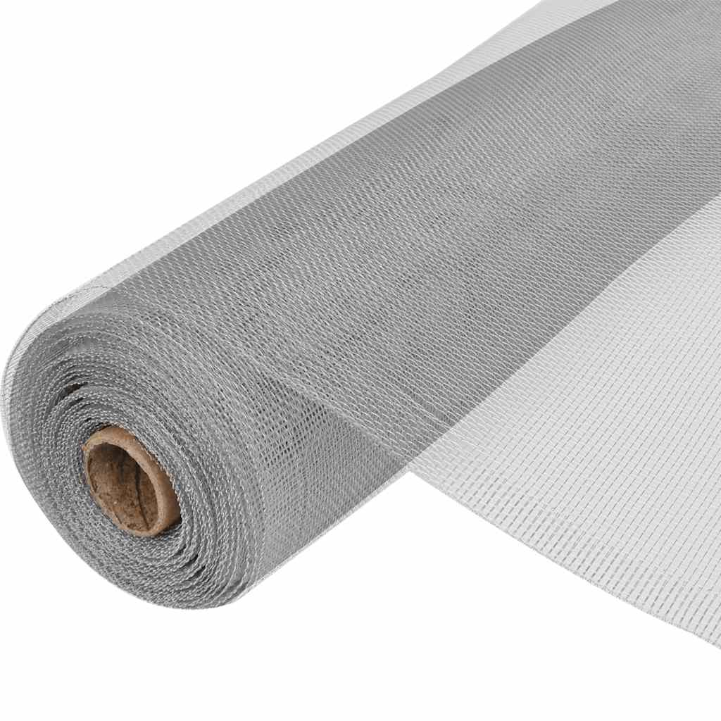 Ezüstszínű alumínium háló 100 x 1000 cm