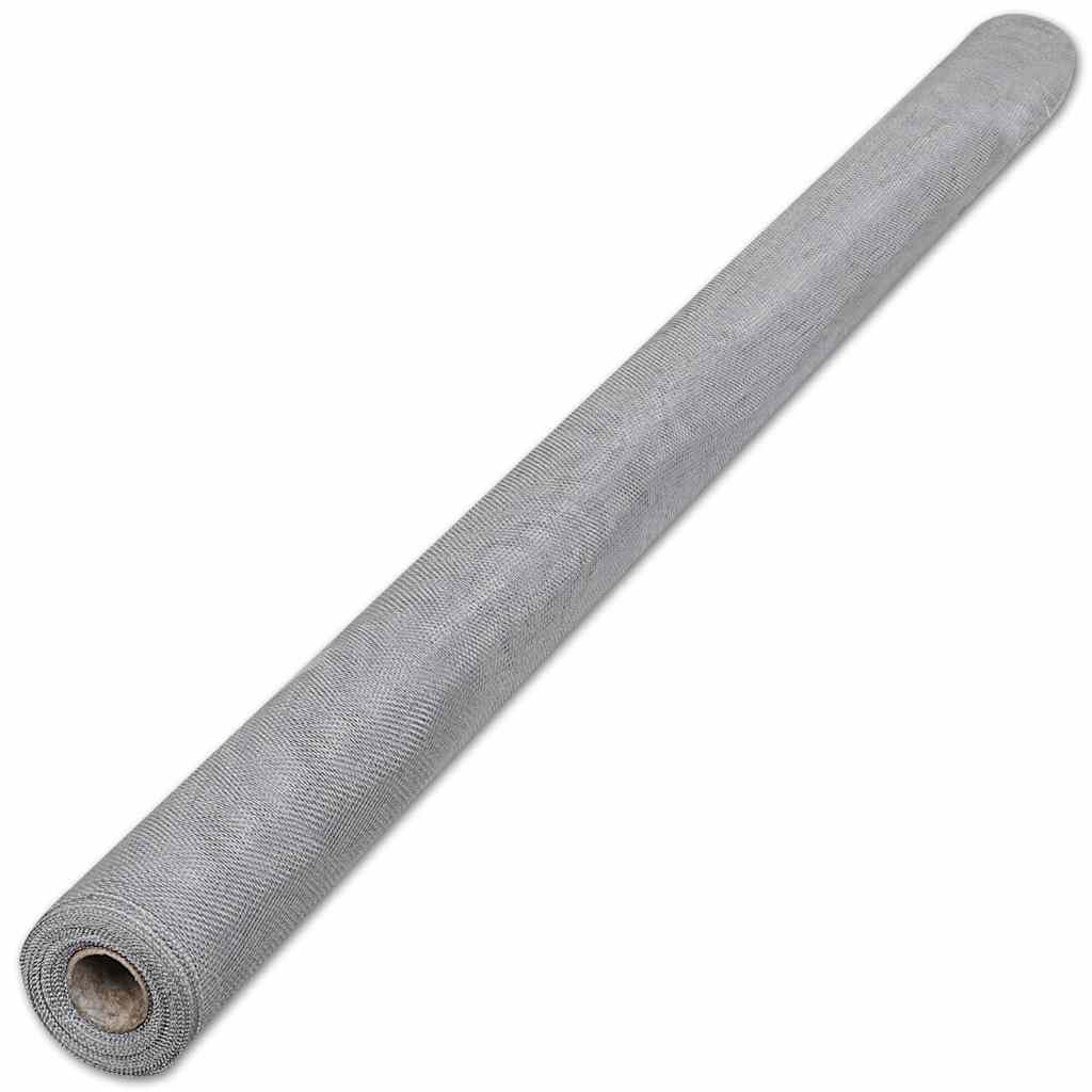 Ezüstszínű alumínium háló 100 x 1000 cm 2