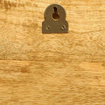 Tömör Fa Falra Szerelhető Polc 2 db 4