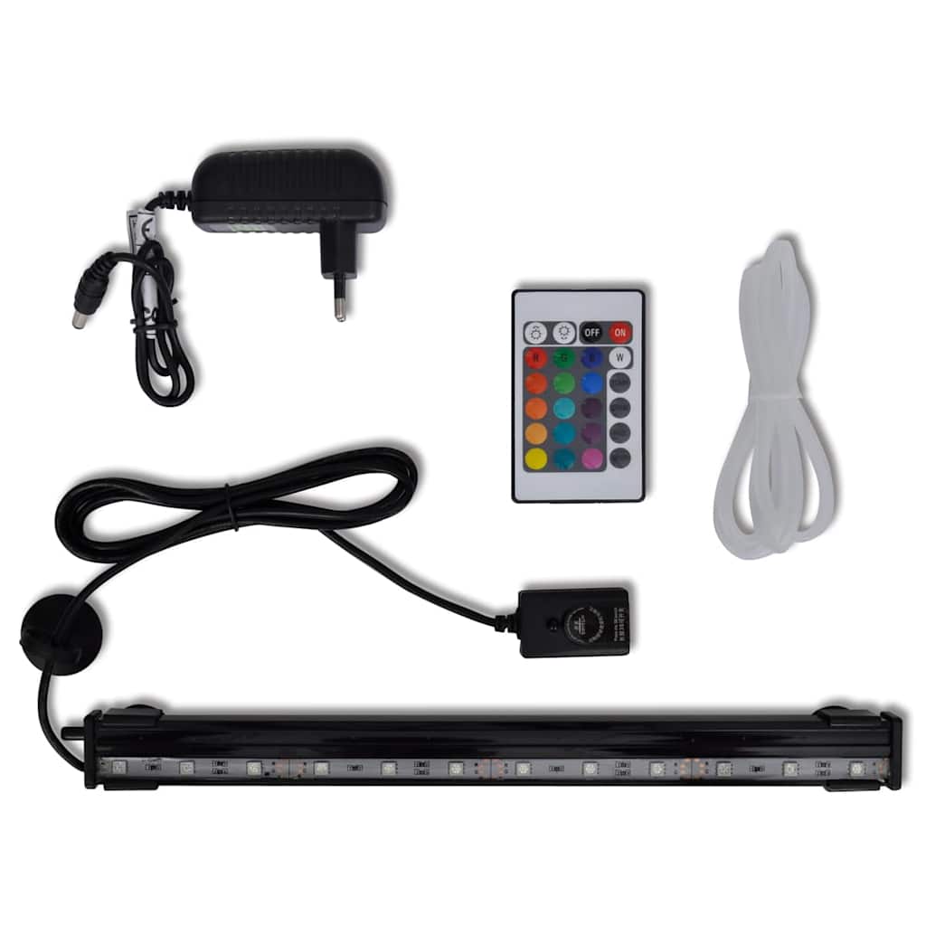 Vízalatti LED-es RGB buborékos akváriumlámpa 32 cm