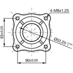 Fekete benzinmotor 15 LE 11 kW 9