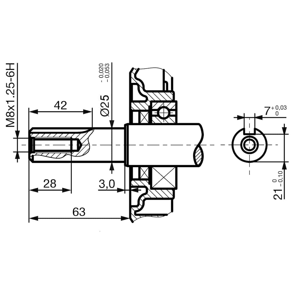 Fekete benzinmotor 15 LE 11 kW 10