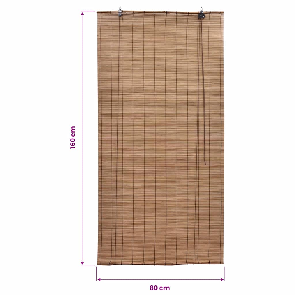 Barna Bambusz Roló 80 x 160 cm 6