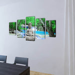 Nyomtatott vászon falikép szett Buddha 200 x 100 cm 2