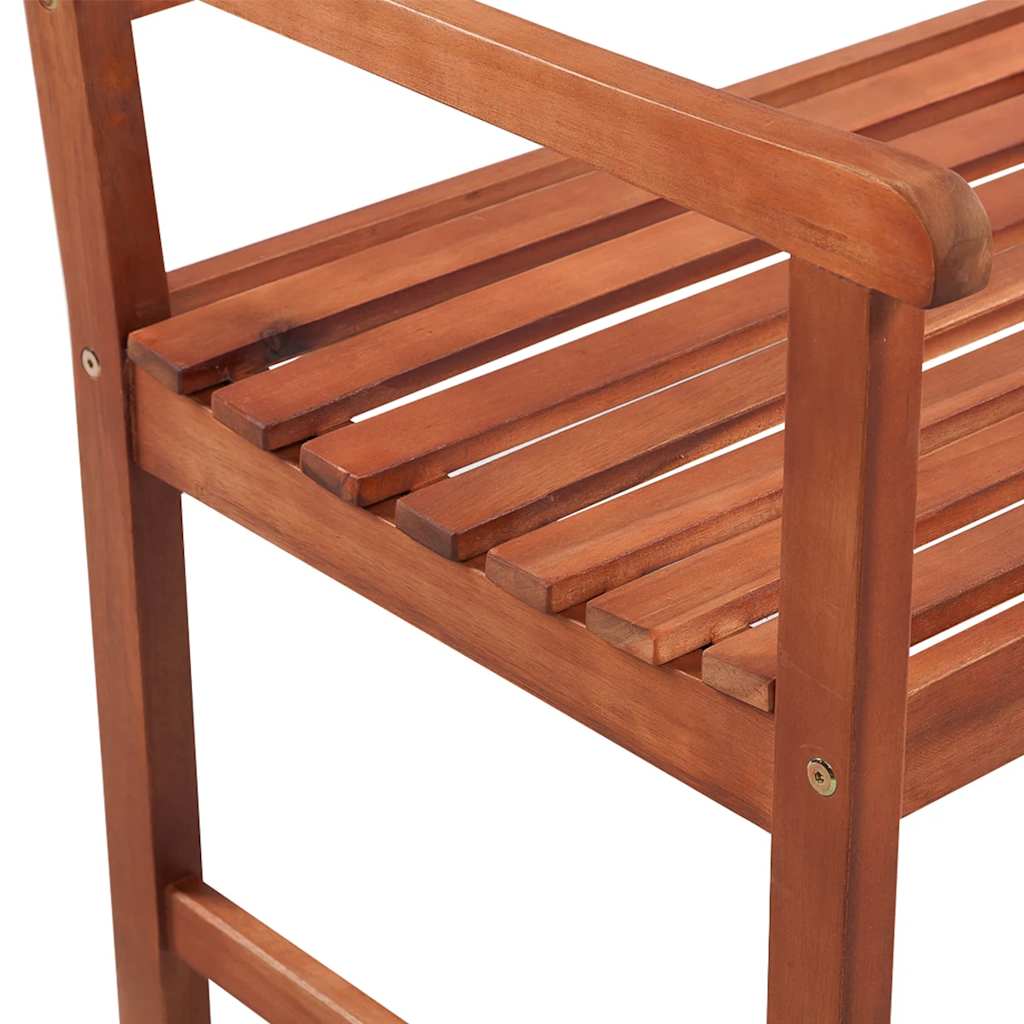 Tömör akácfa kerti pad 120 cm 4