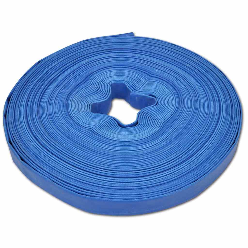 Lapos vízszállító PVC tömlő 50 m 1"