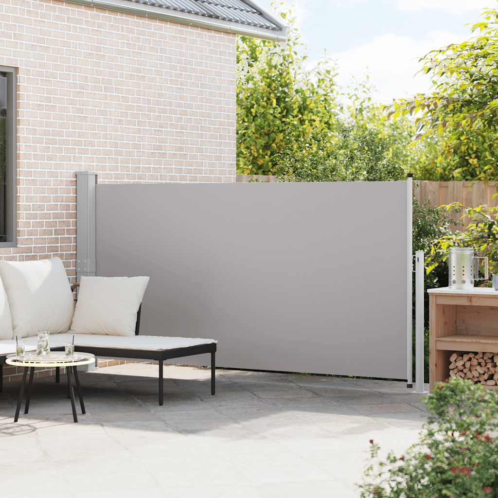 Veranda behúzható válaszfal 160 x 300 cm szürke 3