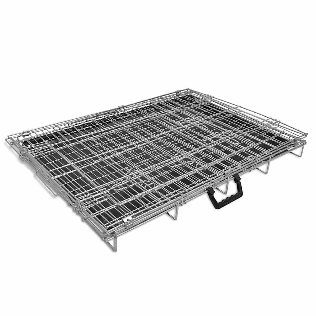 Összecsukható fém kutyaketrec L 5