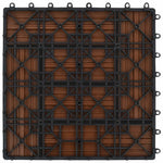 Faszegély járólap 11 db Barna 30 x 30 cm WPC 4