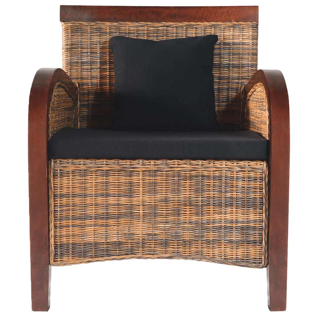 Kézzel font rattan karosszék 2