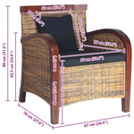 Kézzel font rattan karosszék 6