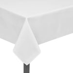 5 db asztalterítő 100 x 100 cm fehér 2
