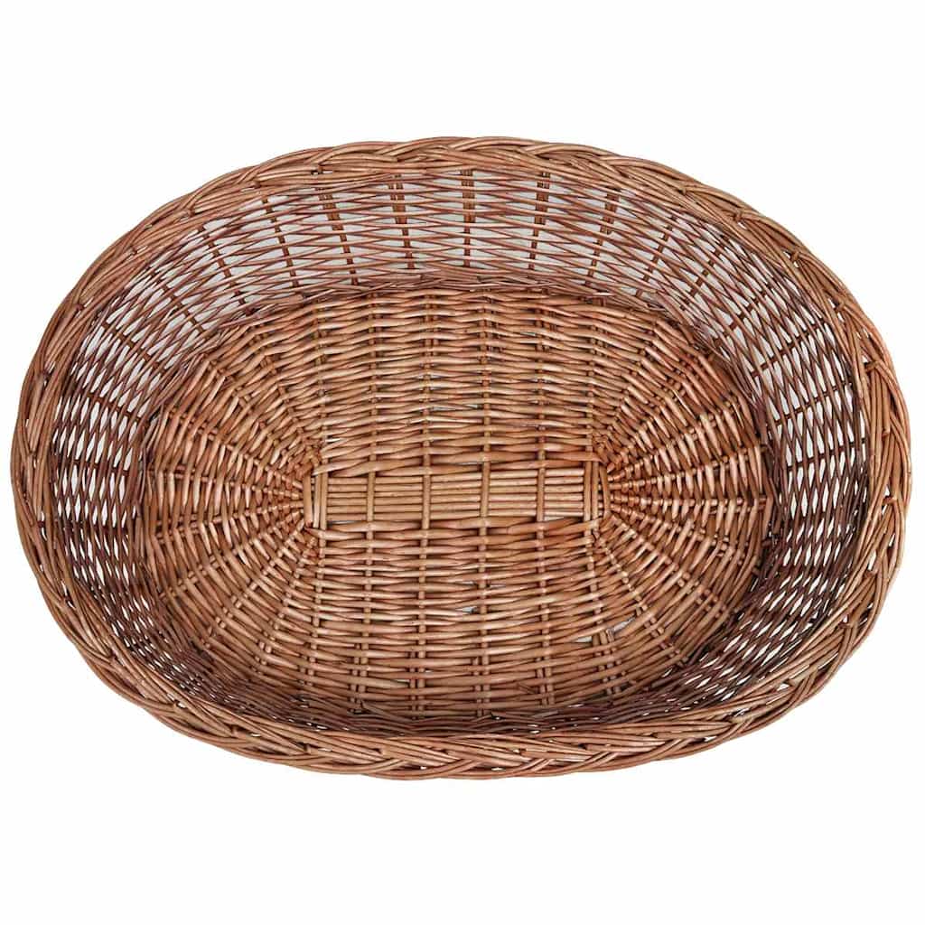 Természetes színű fűzfa kutyakosár/kisállatágy 90 cm 4